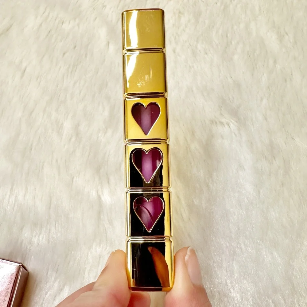 NIB Girlactik Gloss Amour in Crystal Love Clear Pink Full Size 5.5ml